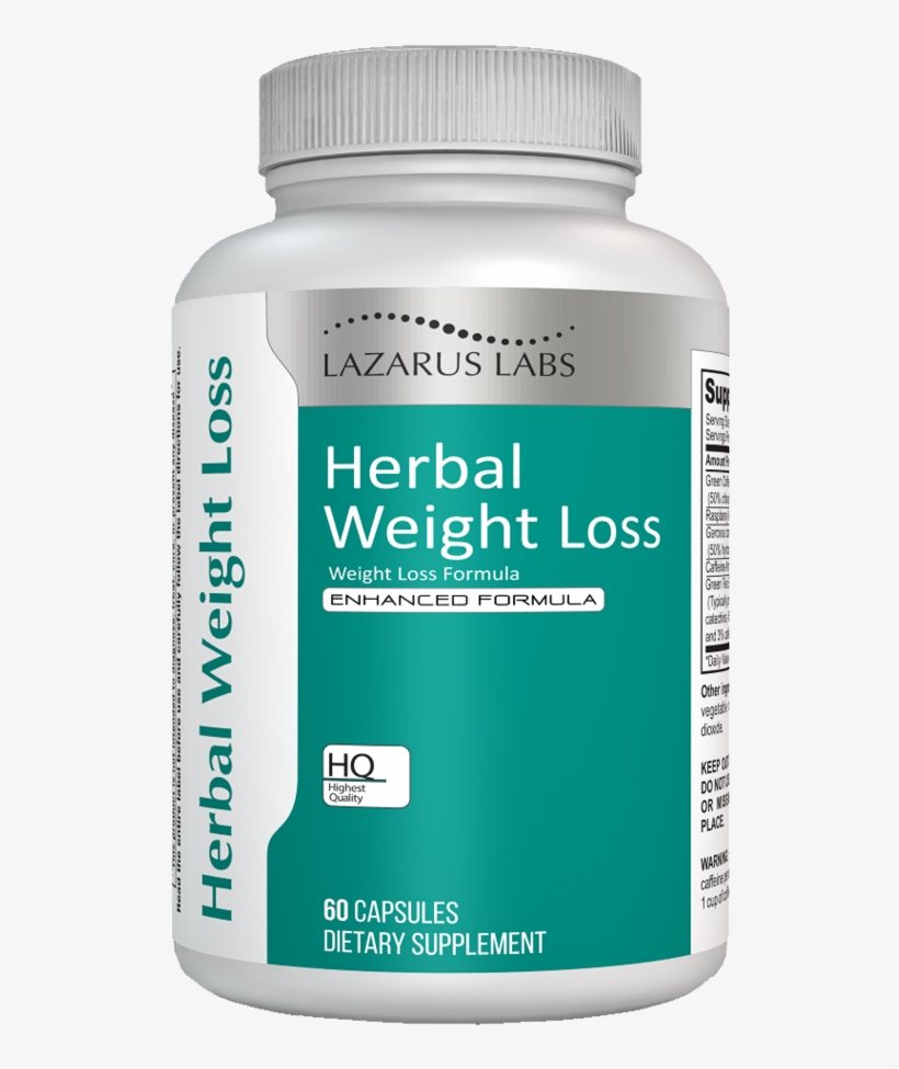 Lazarus Labs Herbal Weight Loss - Dietary Supplement, transparent png download