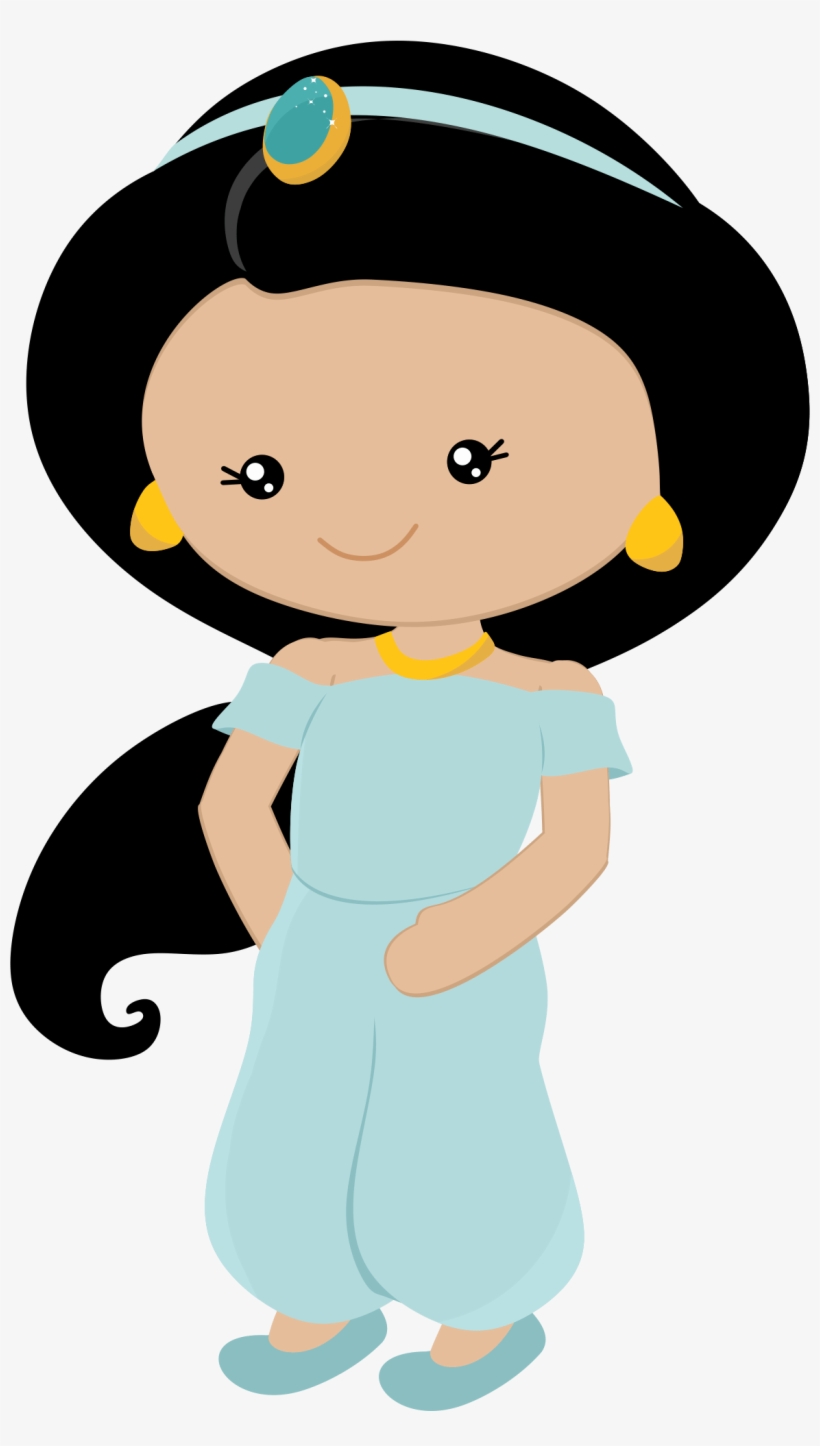 Princess Jasmine Clipart Yellow - Little Princess Disney Png, transparent png download