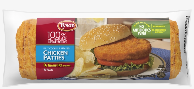 Tyson Chicken Patties 26 Oz, transparent png download