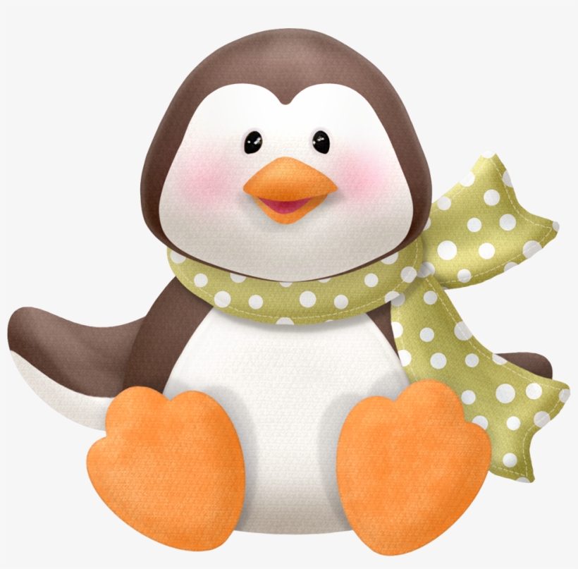Фотки Christmas Labels, Christmas Clipart, Winter Clipart, - Новогодний Пингвин Картинки Пнг, transparent png download