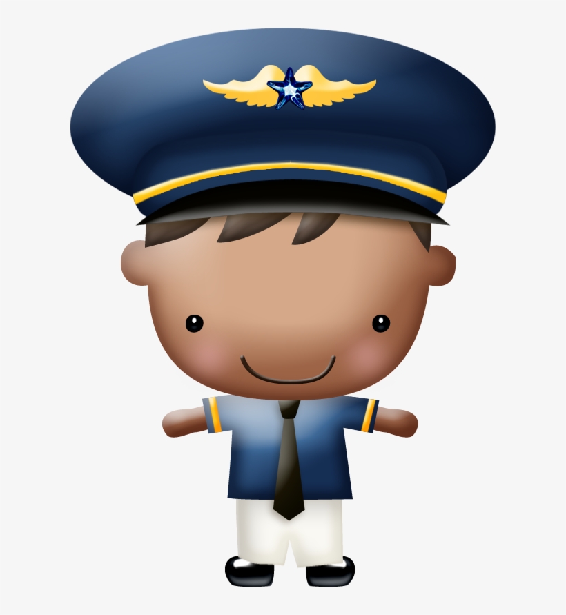 Clipart, Community Helpers, Airplane, Aviation, Clouds, - Gambar Angkatan Udara Kartun, transparent png download
