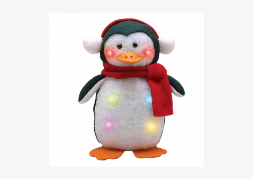 Led Lighted Cotton Penguin - Stuffed Toy, transparent png download