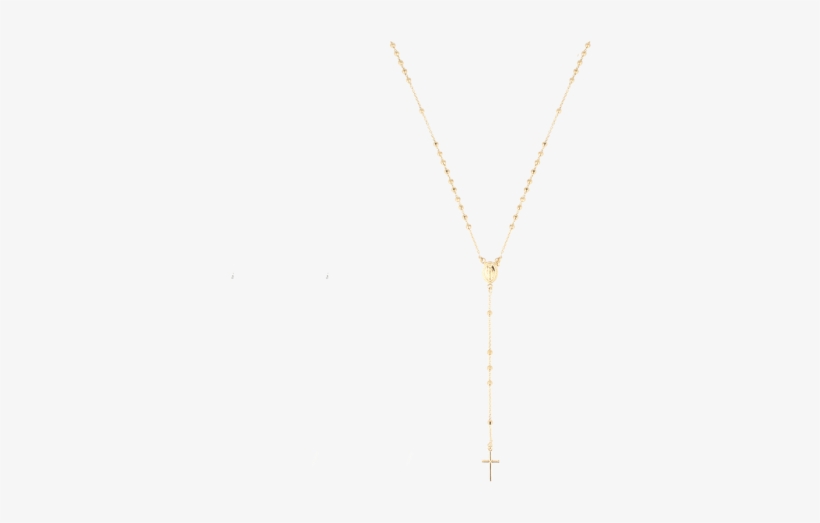 Sy Rosary Cross Necklace - Necklace, transparent png download
