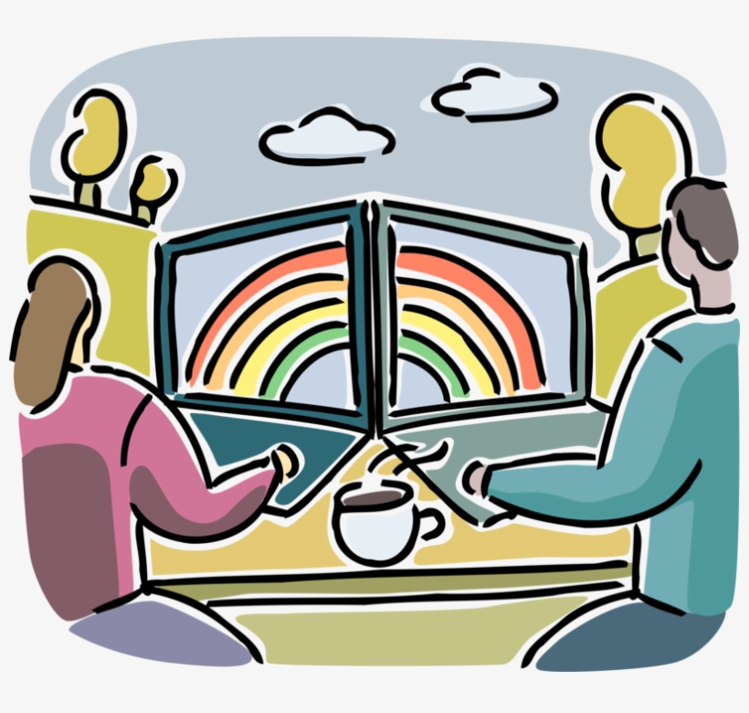 Vector Illustration Of Businesswoman Forecasts Bright, transparent png download