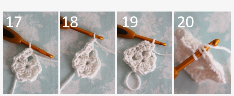 Round 3 Consists Of Stitches Made The Following Way - Crochet, transparent png download
