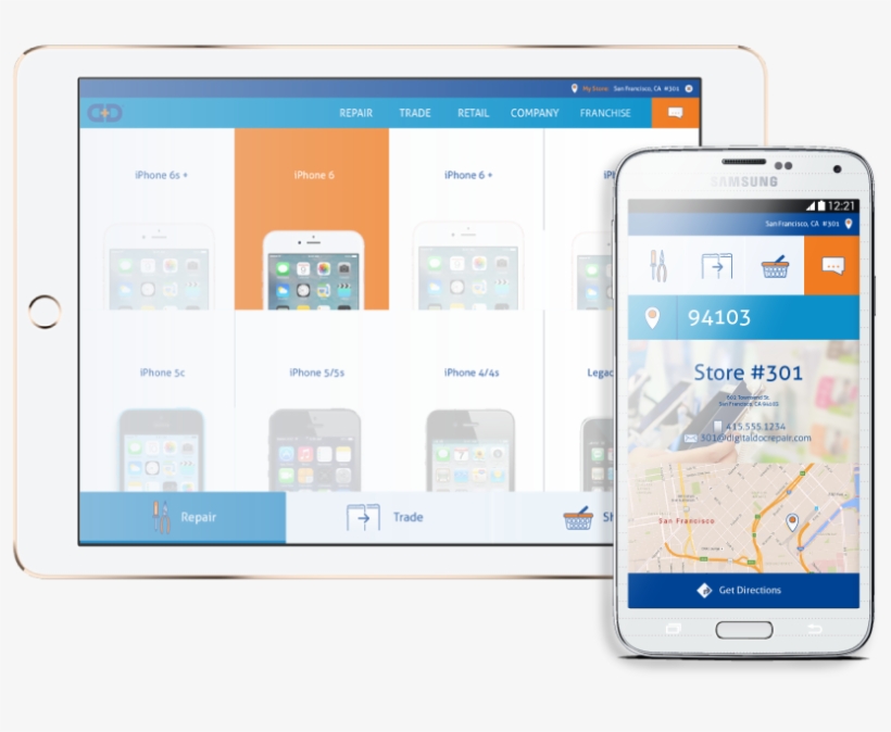 Schedule A Repair On The Digital Doc Site For Ipad - Tablet Computer, transparent png download