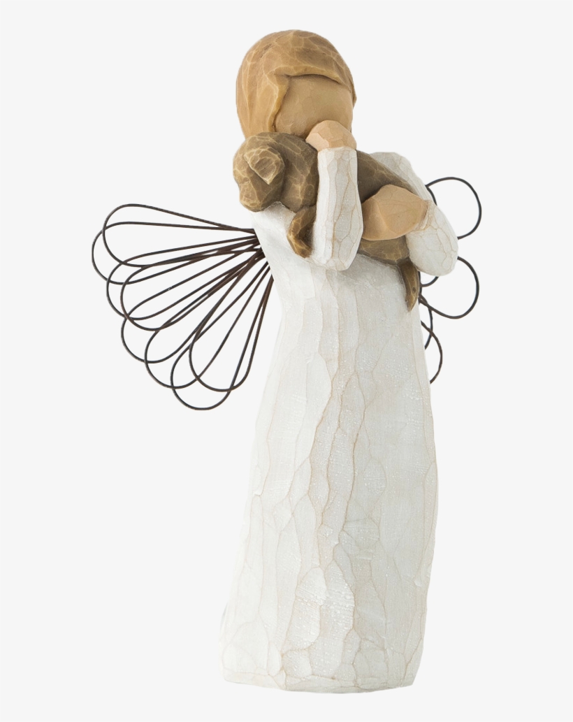 Angel Of Friendship Figurine - Willow Tree Figurines With Dog, transparent png download