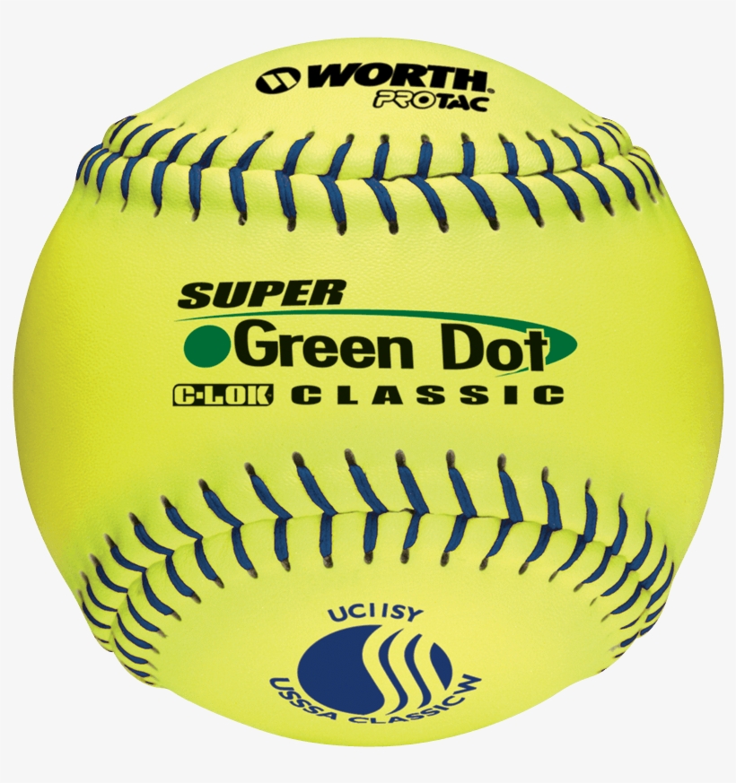 Worth 11" Usssa Super Green Dot Classic W Softballs - Dream Seam Softball Png, transparent png download