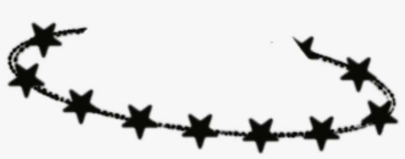 Stars Star Crowns Crown Starcrown Kpop Black Aesthetic - Kinderwagenkette, transparent png download