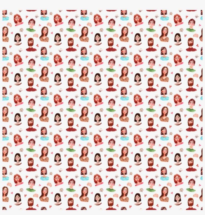 Hand Painted Id Photo Avatar Background - Circle, transparent png download