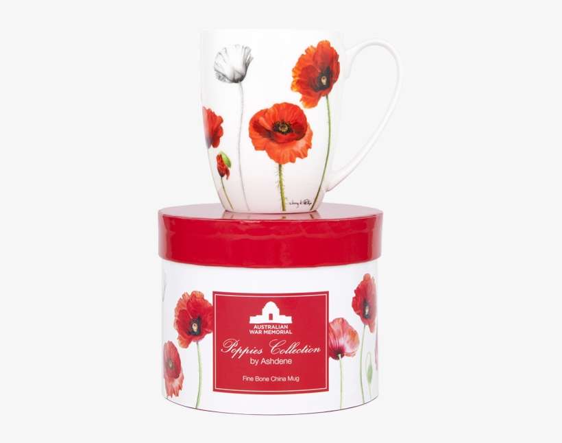 Ashdene Coupe Mug Poppies - Ashdene Mug, transparent png download
