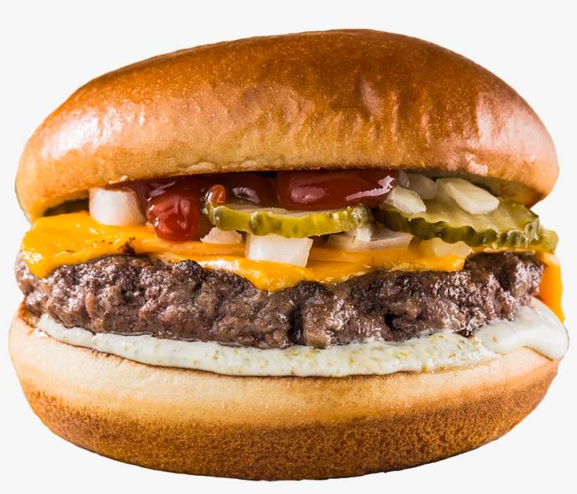 Imagen De La Hamburguesa Plain - Cheeseburger, transparent png download