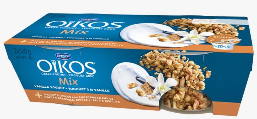 2 X 130 G - Oikos Pineapple Greek Yogurt, transparent png download