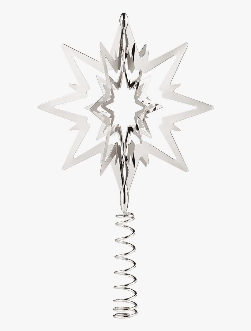 Top Star, Palladium Plated, Small - Georg Jensen Gold Star, transparent png download