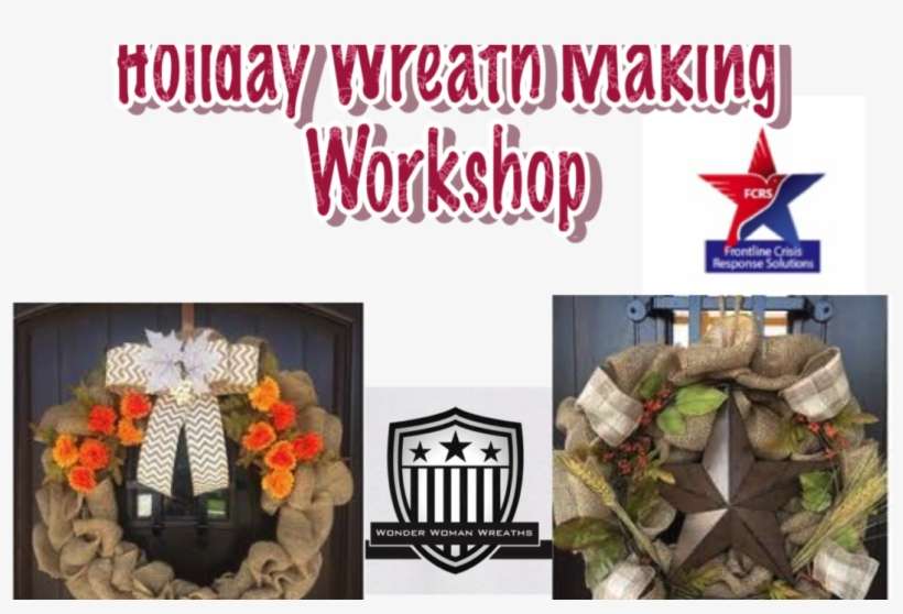 Holiday Wreath Making Worskshop - Graphic Design, transparent png download