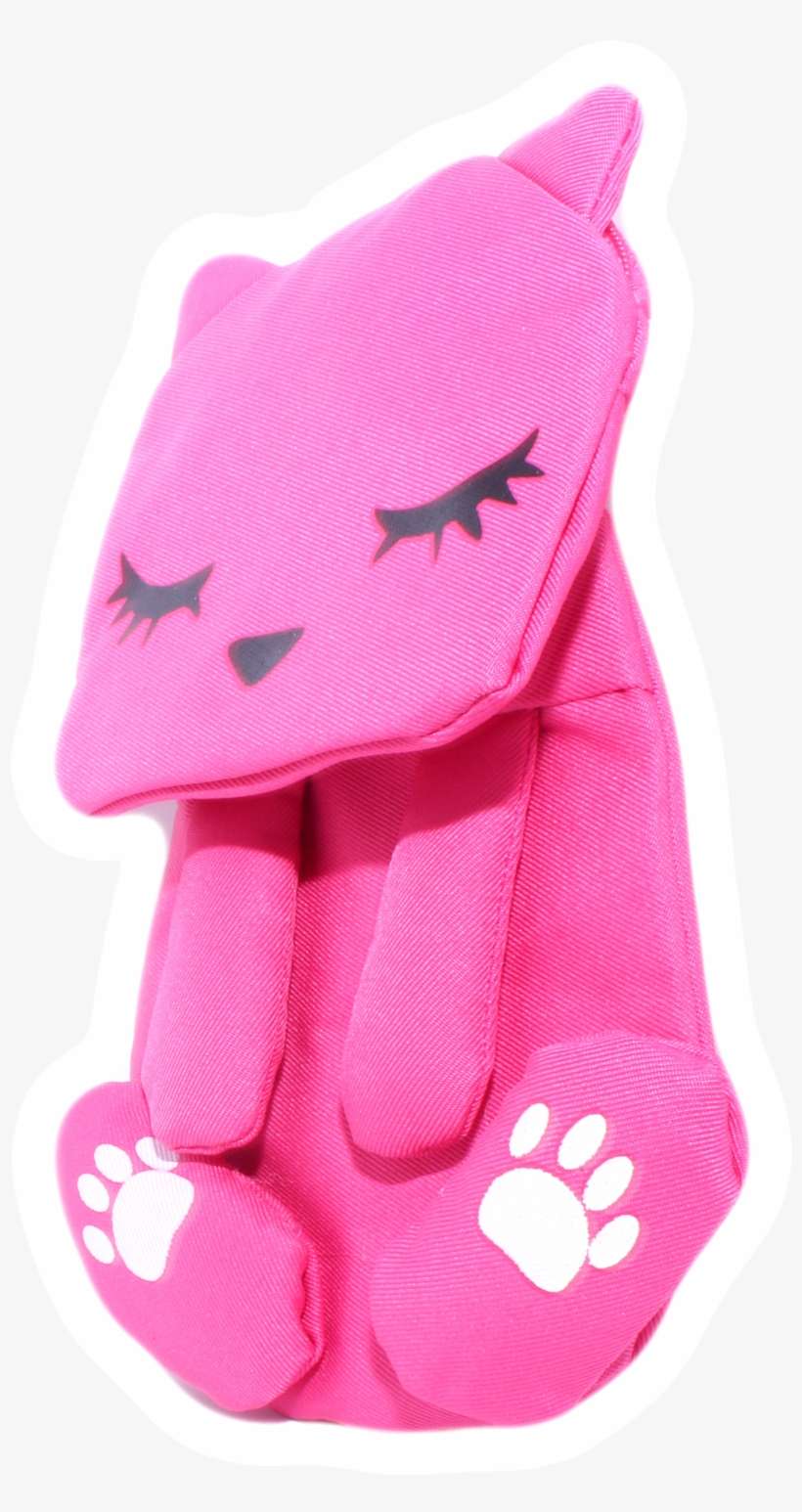 Sleeping Kitty Id Holder And Coin Purse,coin Purse - Plush, transparent png download