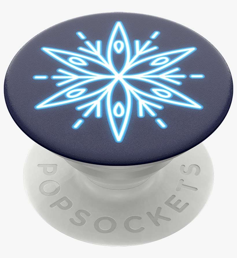 Copo De Nieve De Neón, - Popsockets Neon Snowflake, transparent png download