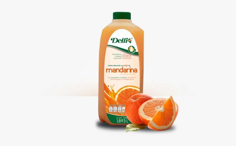 Bebida Con Jugo De Mandarina - Agitese Antes De Usar Jugos, transparent png download
