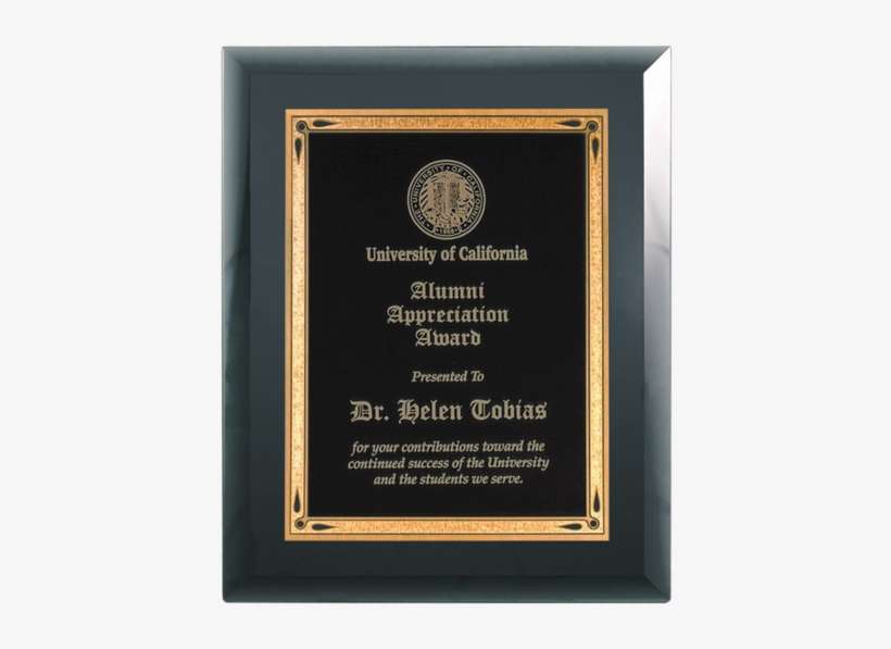 Popimage - Plaque Of Appreciation For University, transparent png download
