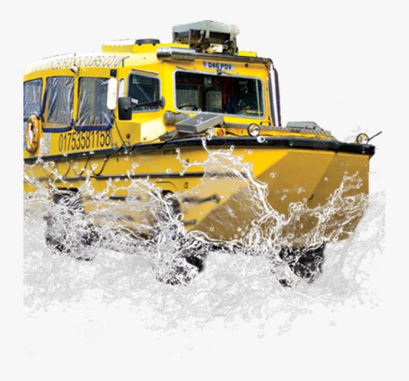 Windsor Duck Tours Splash Effect - Boat, transparent png download