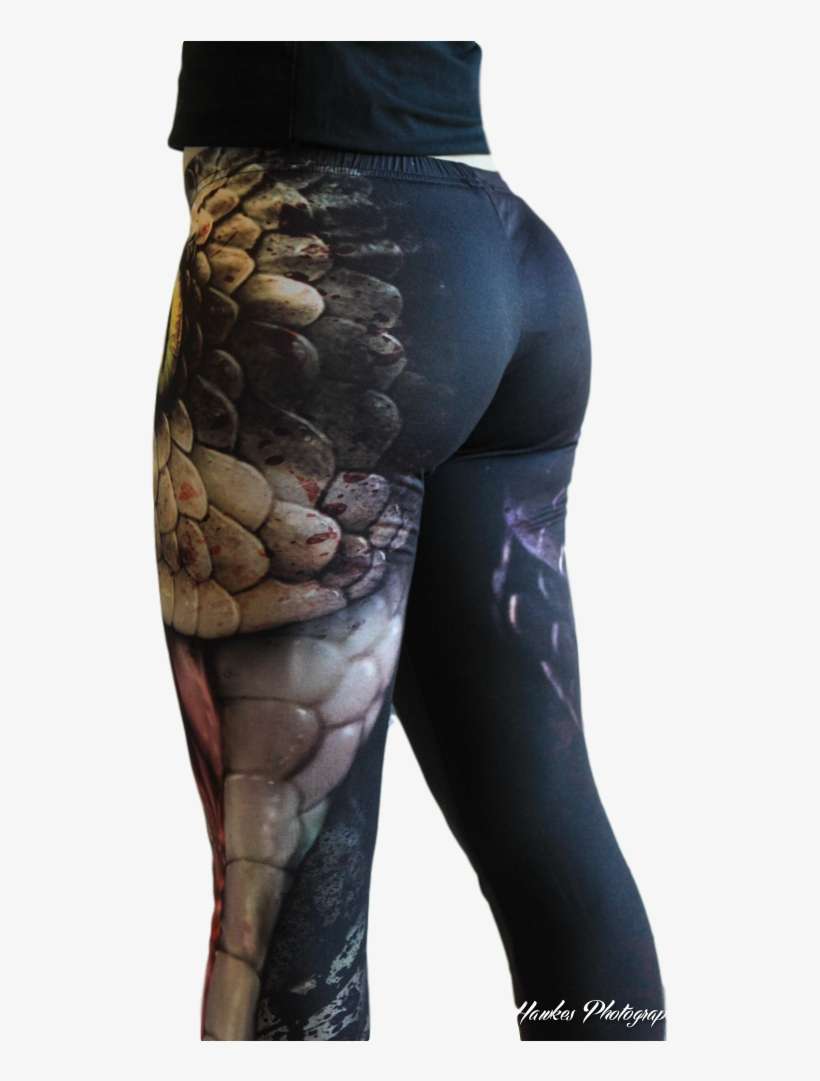 Snake Eye Stud Leggings - Leggings, transparent png download