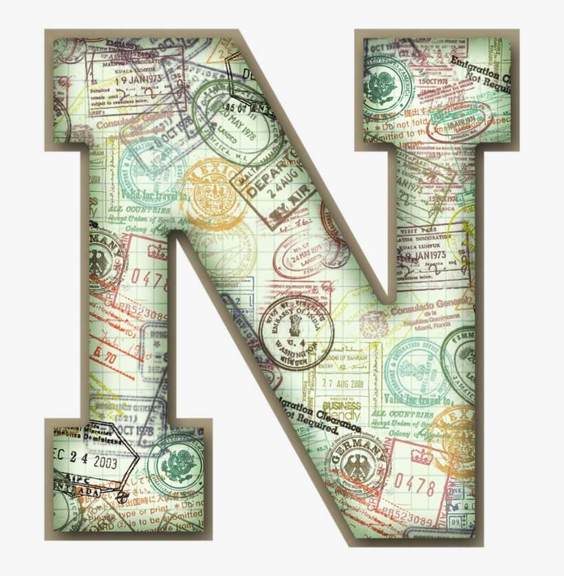 Фото, Автор Bzikolya На Яндекс - Letter N Png Creative, transparent png download