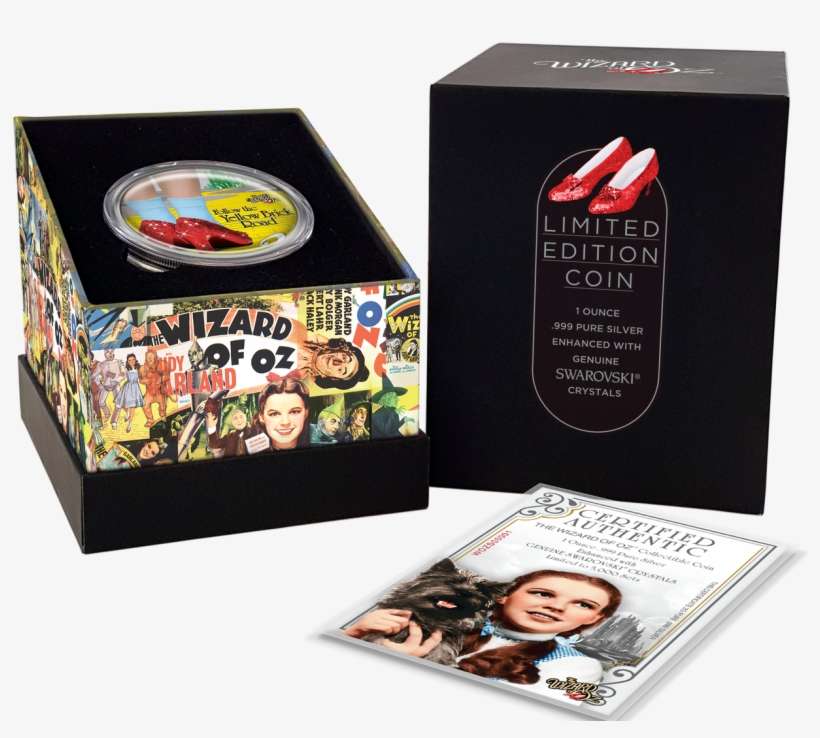 The Ruby Slippers - Wizard Of Oz Silver Coin, transparent png download