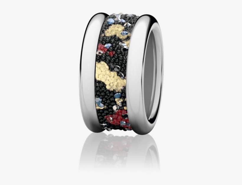 Ring Silver Large Sugar Cane - Titanium Ring, transparent png download