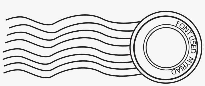 Stamp Seal Mail - Postage Stamp Clip Art, transparent png download