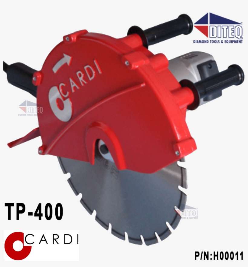 Cardi Tp-400 Handheld Saw 230v - Cardi Diamond Drill Vacuum, transparent png download