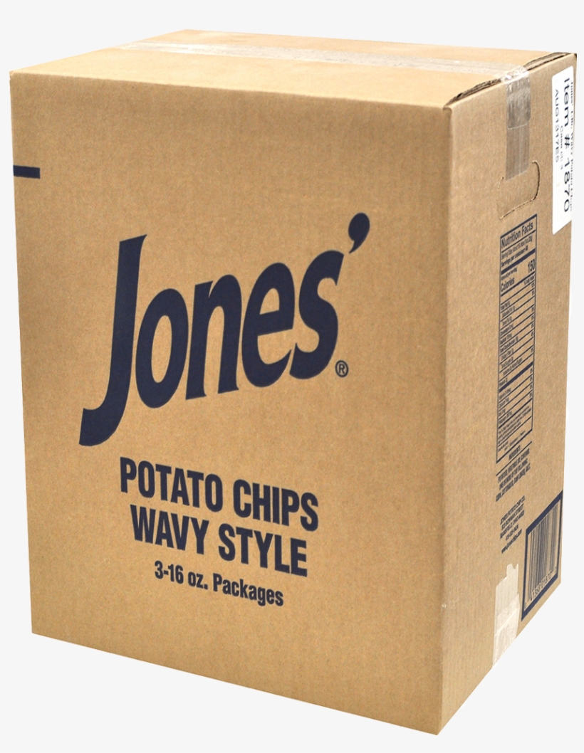 Wavy Potato Chips - Box, transparent png download