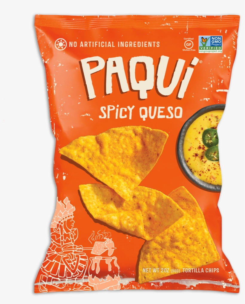 Paqui Spicy Queso Chips, transparent png download