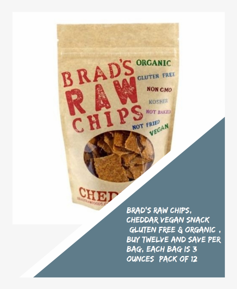 Brad's Raw Chips, Cheddar Vegan Snack , Buy Twelve - Corn Flakes, transparent png download