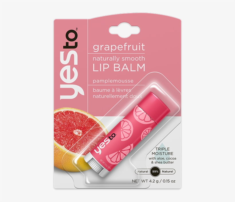 Pdp 72dpi Lip Balm Grapefruit - Yes To Lip Balm, transparent png download