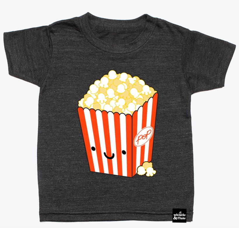 Kawaii Popcorn T-shirt - Potato Chip, transparent png download