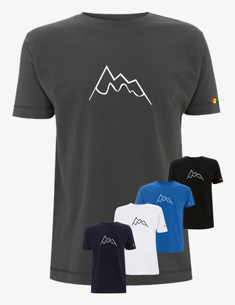 Snowy Mountains Big Bobble Hats T-shirt - Active Shirt, transparent png download