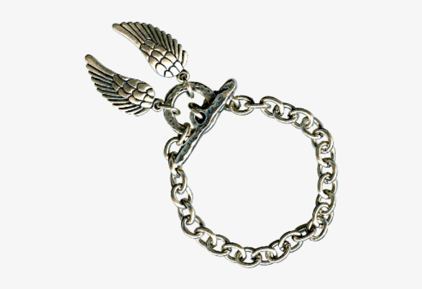 Danon Silver Bracelet With Angel Wings - Thanks For Dropping By Printable, transparent png download