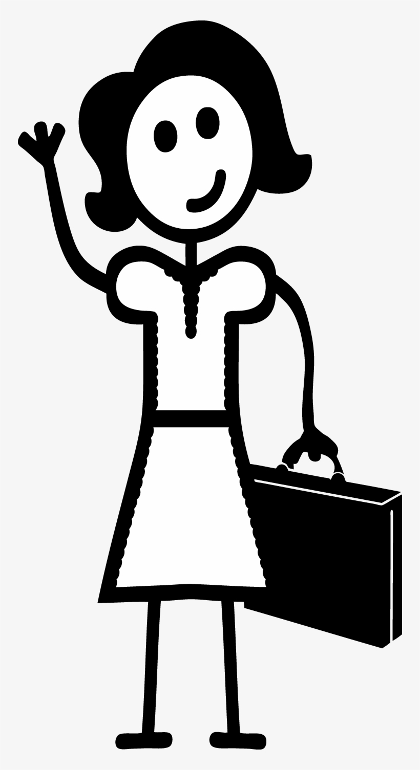 Woman Png For Free Download On - Stick Figure Mom Clipart, transparent png download