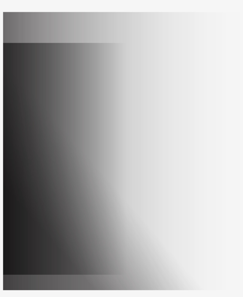 Classroomsignagetemplate Shadingleft 01 - Monochrome, transparent png download