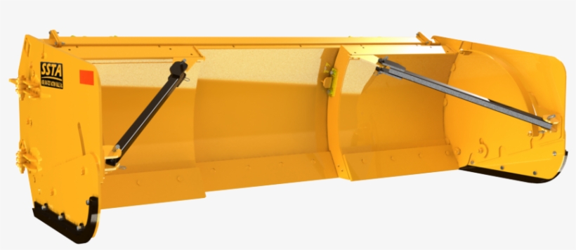 Front Plow T 8 13 Hydraulic Angle Hinged Snow Wings - Construction Equipment, transparent png download