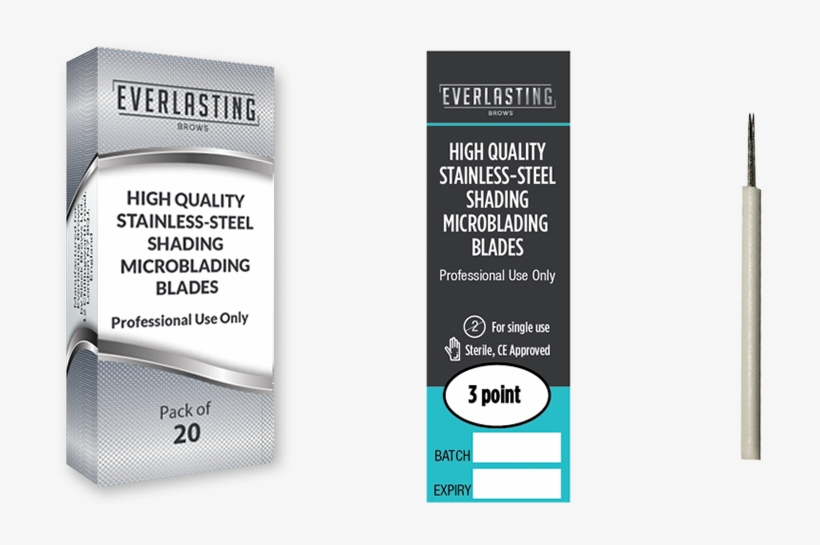 Shading Blade Box Of 20 X 3 Pin PNG Image | Transparent PNG Free ...