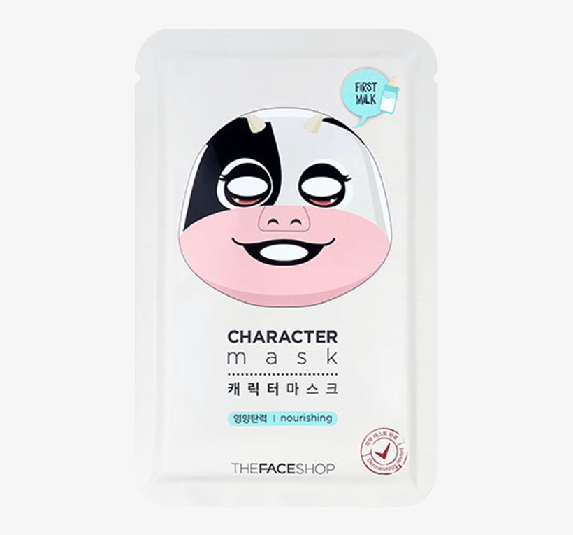 Thefaceshop Charactermask Cow - The Face Shop, transparent png download