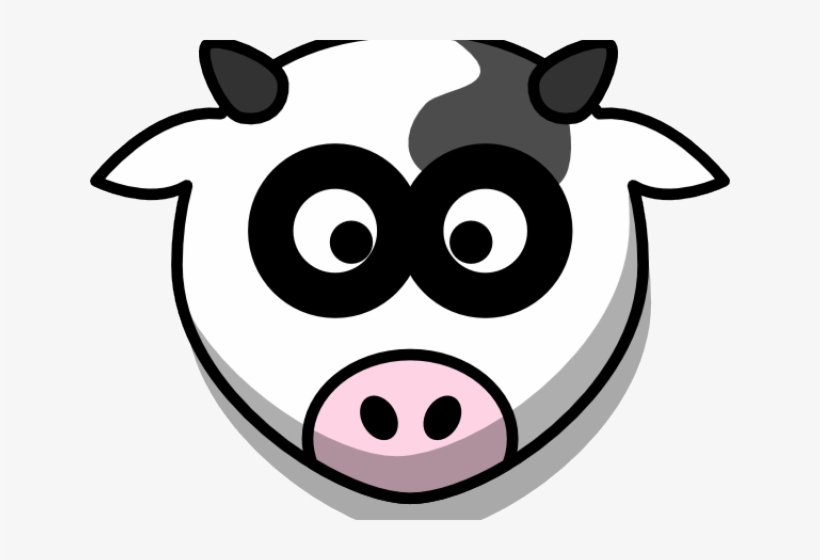 Cow Head Drawing Cartoon, transparent png download