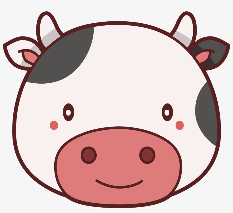 Cattle Cow Goat Clip Art Lovely Little Ⓒ - วัว น้อย น่า รัก, transparent png download