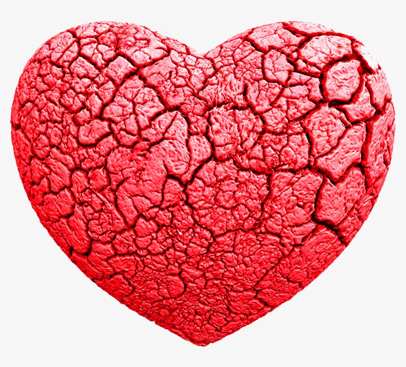 Broken Heart Png Transparent - Coeur En Pierre, transparent png download