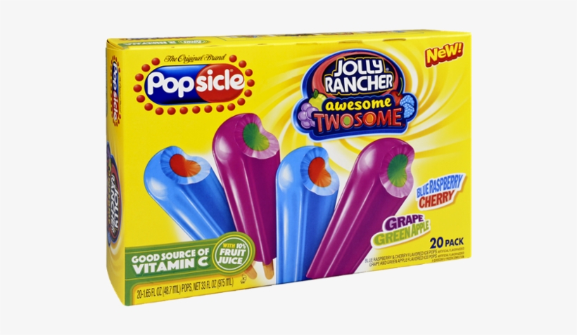 Popsicle Jolly Rancher Awesome Twosome Flavor Pack - Popsicle, transparent png download