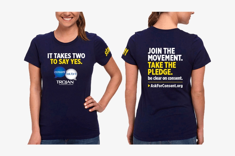 Consent Womensstaff Nobkgd - Active Shirt, transparent png download