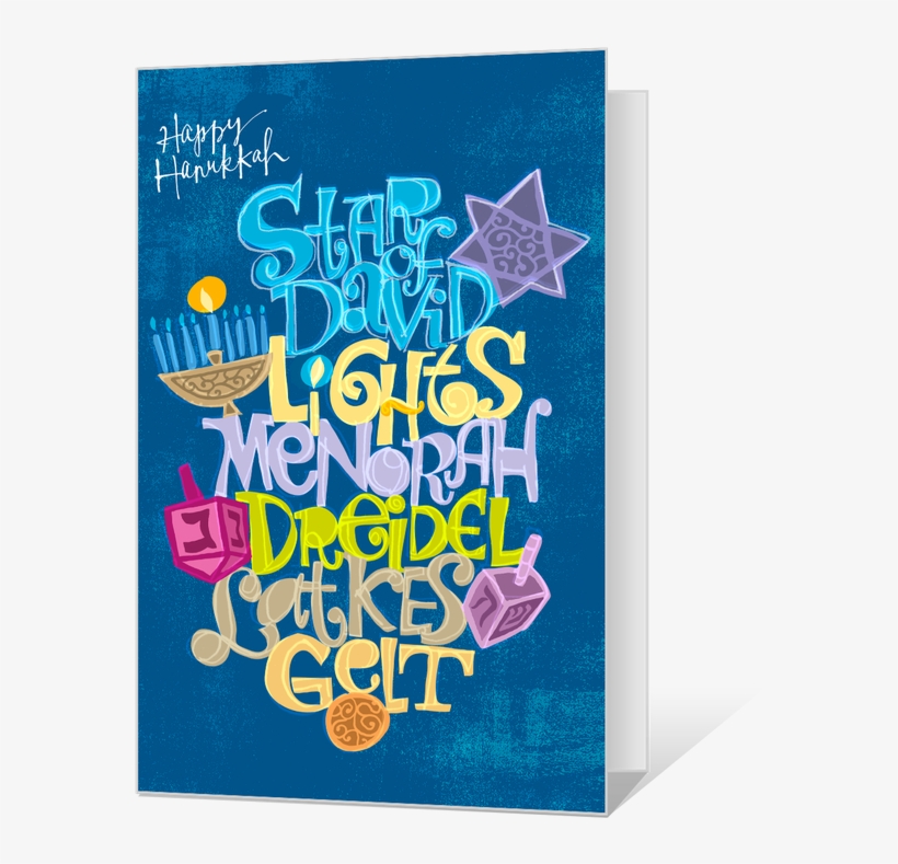 Bright And Happy Hanukkah - Best Hanukkah Cards, transparent png download