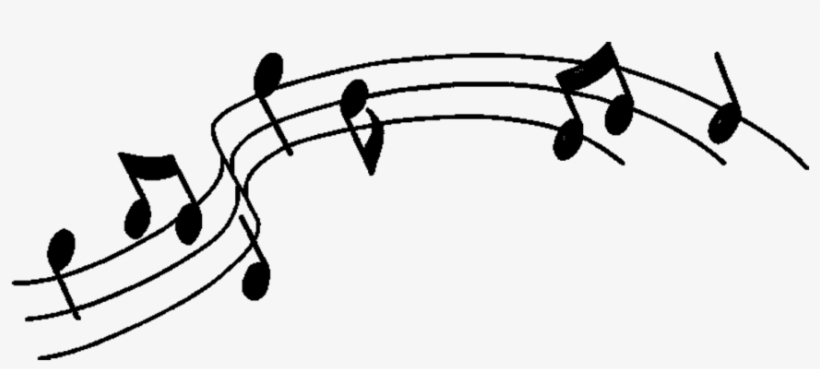Music Silhouette - Music Notes Transparent Png Background, transparent png download