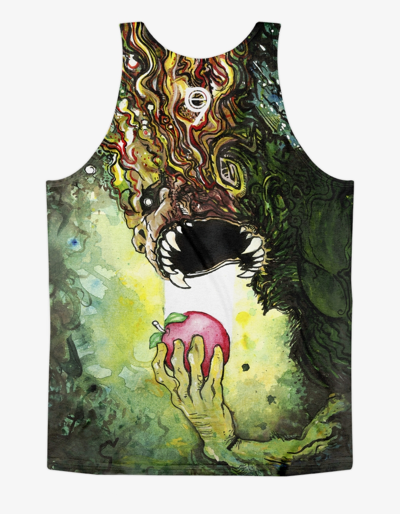 Monkey Brains Mens Unisex All Over Print Tank Top - Active Tank, transparent png download